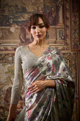 Annika Saree with Blouse - Beige